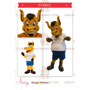 Costume da mascotte Brown Donkey Colt BIGGYMONKEY™ -