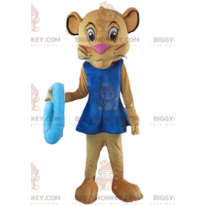 Simba Girlfriend Sala Brown Lioness BIGGYMONKEY™ maskottiasu