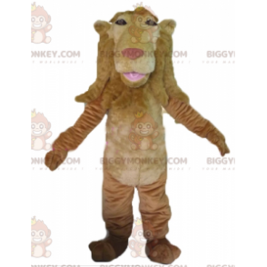 Disfraz de mascota BIGGYMONKEY™ de león marrón gigante original