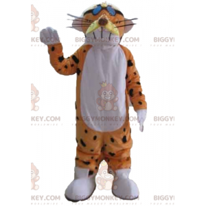 Costume de mascotte BIGGYMONKEY™ de tigre orange blanc et noir