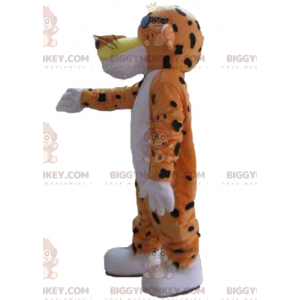 Lustiges und farbenfrohes BIGGYMONKEY™-Maskottchen-Kostüm mit