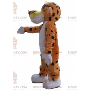 Lustiges und farbenfrohes BIGGYMONKEY™-Maskottchen-Kostüm mit