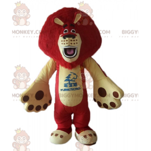 Costume de mascotte BIGGYMONKEY™ d'Alex lion du dessin animé