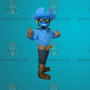 BIGGYMONKEY™ maskottiasu Sininen Cowboyksi pukeutunut mies -