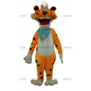 Disfraz de mascota BIGGYMONKEY™ de tigre naranja, blanco y