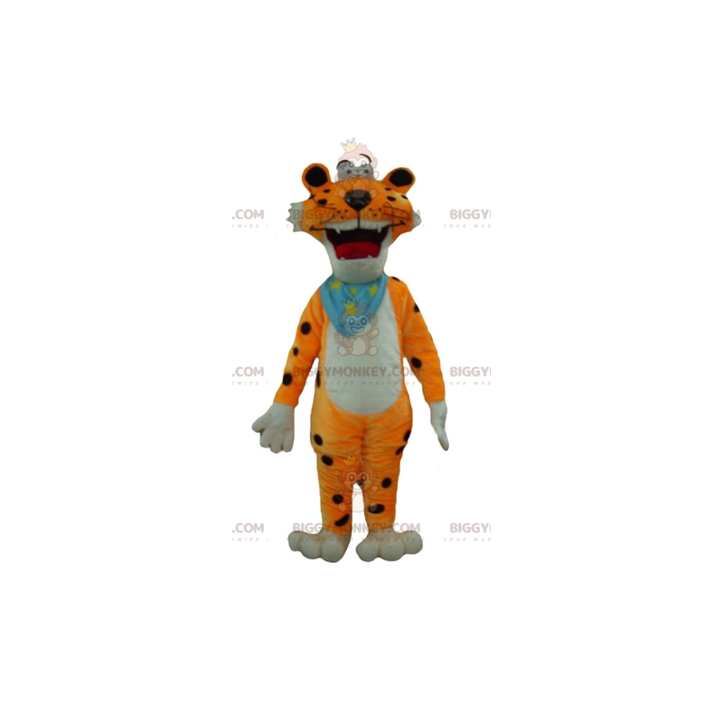 Divertente e colorato costume mascotte BIGGYMONKEY™ tigre