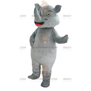 Costume de mascotte BIGGYMONKEY™ de rhinocéros gris géant et