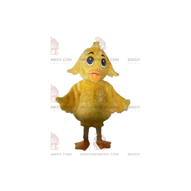 Disfraz de mascota BIGGYMONKEY™ de pollito amarillo gigante