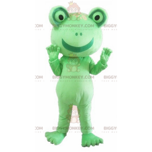 Στολή μασκότ με Giant Funny Green Frog BIGGYMONKEY™ -