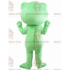 Jätte rolig grön groda BIGGYMONKEY™ maskotdräkt - BiggyMonkey