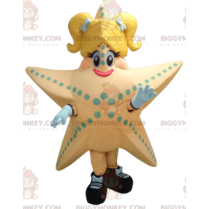 Fantasia de mascote BIGGYMONKEY™ de estrela-do-mar gigante