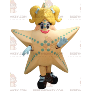 Costume de mascotte BIGGYMONKEY™ d'étoile de mer géante saumon