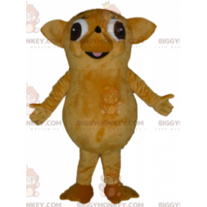 Costume de mascotte BIGGYMONKEY™ de hérisson beige et marron