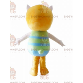 Pink and Orange Girl Cat BIGGYMONKEY™ Mascot Costume –