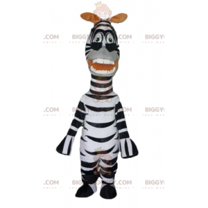 BIGGYMONKEY™ mascottekostuum van de beroemde zebra Marty uit de