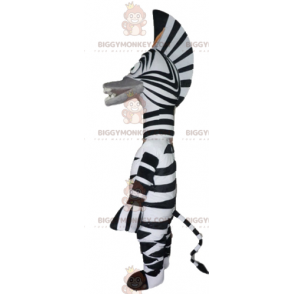 BIGGYMONKEY™ mascot costume of the famous zebra Marty from the
