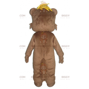Disfraz de mascota BIGGYMONKEY™ de ardilla roedor marrón y