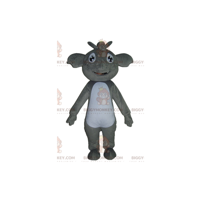 BIGGYMONKEY™ Disfraz de mascota de koala gris y blanco