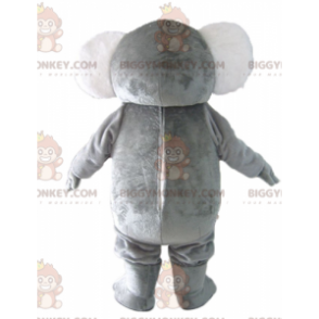 Costume de mascotte BIGGYMONKEY™ de koala gris et blanc dodu