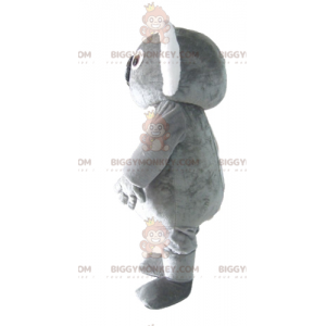 Soft Funny Plump Gray And White Koala Mascot Costume