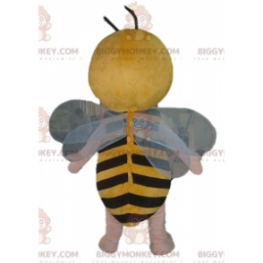 Pojan BIGGYMONKEY™ maskottiasu, keltainen ja musta mehiläisasu