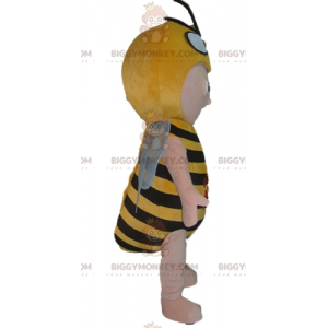 Kostým maskota chlapce BIGGYMONKEY™ Kostým žluté a černé včely