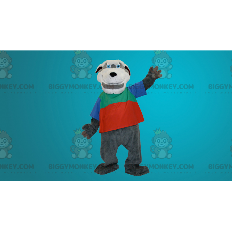 Gray and White Dog BIGGYMONKEY™ Mascot Costume – Biggymonkey.com