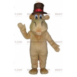Costume da mascotte marrone cammello ippopotamo BIGGYMONKEY™