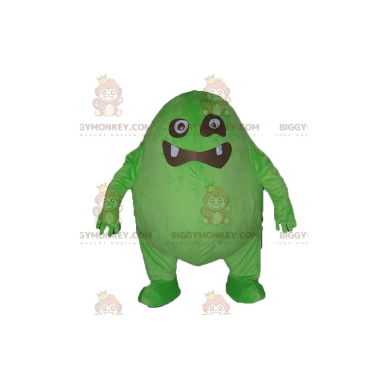 Costume de mascotte BIGGYMONKEY™ de gros monstre vert et noir