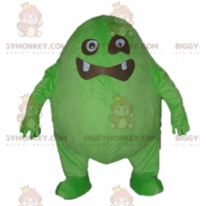 Costume de mascotte BIGGYMONKEY™ de gros monstre vert et noir