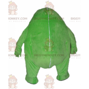 Divertido y original disfraz de mascota monstruo grande verde y