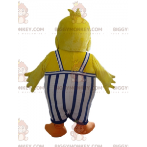 BIGGYMONKEY™ Costume da mascotte pulcino anatra giallo con tuta