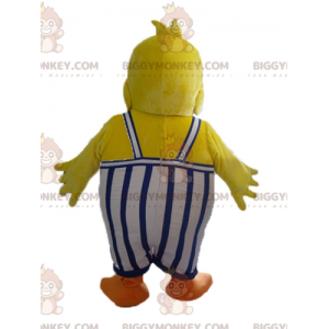 BIGGYMONKEY™ Yellow Duck Chick -maskottiasu haalareilla -