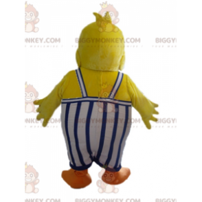 Costume de mascotte BIGGYMONKEY™ de poussin de canard jaune