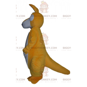 Costume da mascotte BIGGYMONKEY™ da canguro gigante arancione e