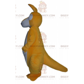 Costume da mascotte BIGGYMONKEY™ da canguro gigante arancione e