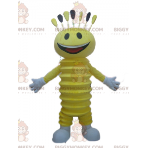 Costume da mascotte BIGGYMONKEY™ da uomo giallo molto