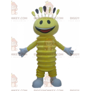 Very Smiling Yellow Man BIGGYMONKEY™ Mascot Costume -