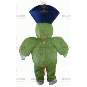 Costume de mascotte BIGGYMONKEY™ de monstre vert poilu et dodu