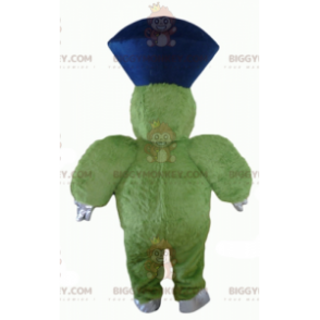 Fantasia de mascote BIGGYMONKEY™ Monstro Peludo Verde Muito