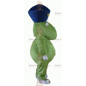 Disfraz de mascota BIGGYMONKEY™ Monstruo verde regordete peludo