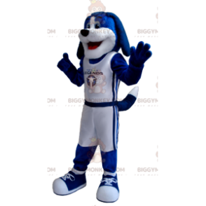 Blue and White Dog BIGGYMONKEY™ Mascot Costume - Biggymonkey.com