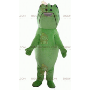 Costume de mascotte BIGGYMONKEY™ de poisson de créature verte