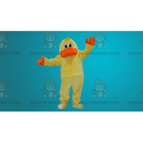 Kostium maskotka żółto-pomarańczowa kaczka BIGGYMONKEY™ -