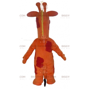 Kostým obří oranžově červené a žluté žirafy BIGGYMONKEY™