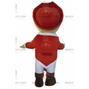 Costume de mascotte BIGGYMONKEY™ de pirate vert en tenue