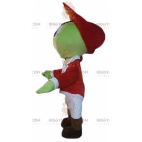 Costume de mascotte BIGGYMONKEY™ de pirate vert en tenue