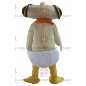 Beżowy kostium maskotka kaczka w skorupce BIGGYMONKEY™ -