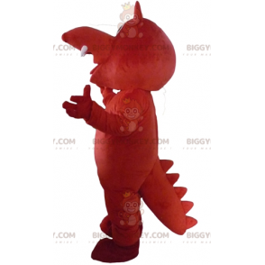 Disfraz de cocodrilo dinosaurio jabalí rojo BIGGYMONKEY™ para