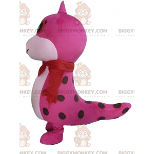 Roztomilý růžový a bílý puntíkovaný hadí kostým BIGGYMONKEY™